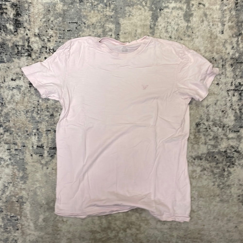 Pink American eagle tee